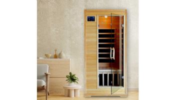 HeatWave Buena Vista 1-2 Person Hemlock Infrared Sauna with 4 Carbon Heaters | SA2402
