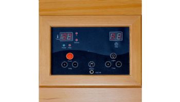 HeatWave Buena Vista 1-2 Person Hemlock Infrared Sauna with 4 Carbon Heaters | SA2402