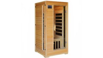 HeatWave Buena Vista 1-2 Person Hemlock Infrared Sauna with 4 Carbon Heaters | SA2402