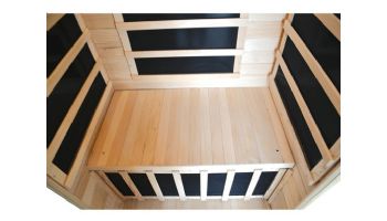 HeatWave Buena Vista 1-2 Person Hemlock Infrared Sauna with 4 Carbon Heaters | SA2402