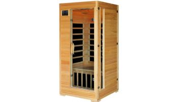 HeatWave Buena Vista 1-2 Person Hemlock Infrared Sauna with 4 Carbon Heaters | SA2402
