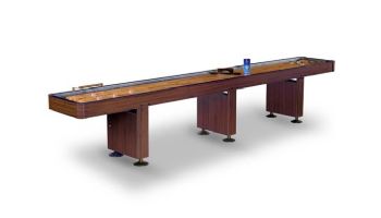 Hathaway Challenger 9-Foot Shuffleboard Table | Walnut Finish | NG1205 BG1205