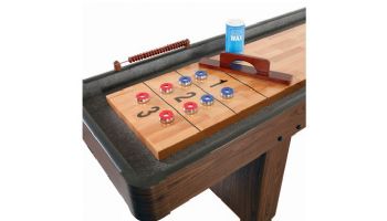 Hathaway Challenger 9-Foot Shuffleboard Table | Walnut Finish | NG1205 BG1205