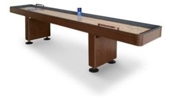 Hathaway Challenger 9-Foot Shuffleboard Table | Walnut Finish | NG1205 BG1205