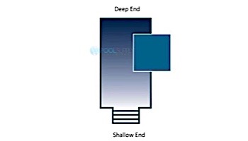 Arctic Armor 18-Year Standard Mesh Center End Step Safety Cover | Rectangle 16' x 32' Blue | WS335BU