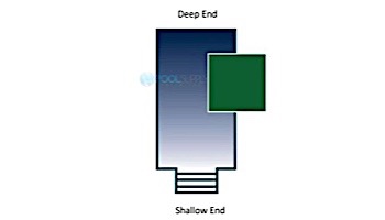 Arctic Armor 18-Year Standard Mesh Center End Step Safety Cover | Rectangle 16' x 32' Green | WS335G