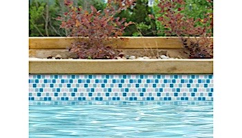 National Pool Tile Allure 1x1 Glass Tile | Caribbean | 201-035