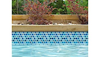 National Pool Tile Canyon Gems 1x1 Series Glass Tile | Turquoise | 201-022