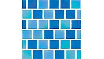 National Pool Tile Reflections 1x1 Series Glass Tile | Cool Aqua | 201-028