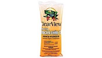 ClearView Chlor Free Shock and Swim 15 Non-Chlorine Shock | 1lb Bag | CVCF001