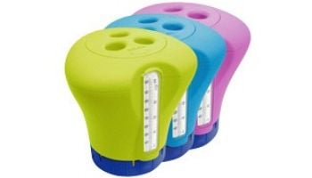 Pool Style Thermo-Klor Floating Chemical Dispenser & Thermometer | 3-Color Mix | PS619