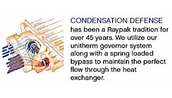 Raypak Professional Series Propane Gas Commercial Pool & Spa Heater 399K BTU | Cupro Nickel Heat Exchanger | Electronic Ignition | Digital Controls | B-R408-EP-X #57 013732