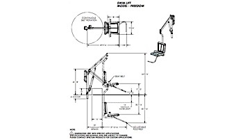 Spectrum Aquatics Freedom Pool Lift With Anchor | 57961