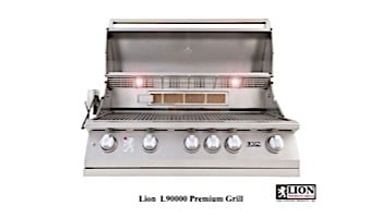 Lion Premium Grills L-90000 40" 5-Burner Stainless Steel Built-in Natural Gas Grill with Lights | 90823