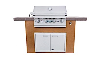 Lion Premium Grill Islands Prominent Q with Stucco Propane | 90103LP