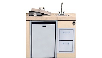Lion Premium Grill Islands Resort Q with Stucco Propane | 90109LP