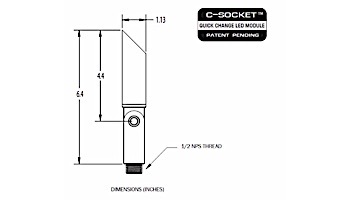 DG Lights XT Directional Compact Spot Light Narrow Beam | 3W | 2700K CCT | Natural Brass | XT-BR-27-N06-N