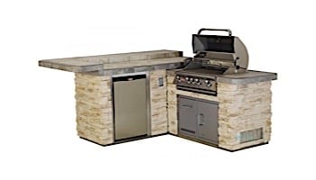 Bull Outdoor Products Jr. Gourmet Q Island in Rock or Brick | 31023