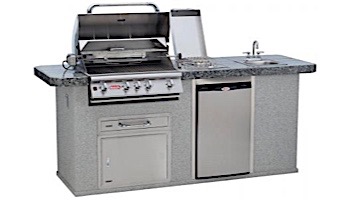 Bull Outdoor Products Outdoor Kitchen Island | Rock or Brick | 31011