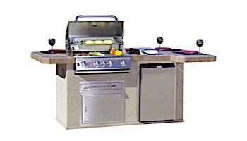 Bull Outdoor Products Power BBQ Island in Rock or Brick | 31009