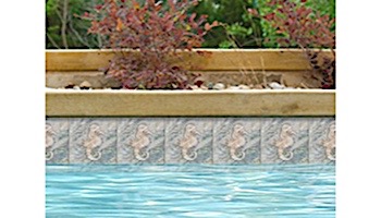 National Pool Tile Oasis Series 6x6 Deco | Blue Nile | OSS-NILE DECO