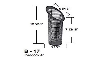Aladdin Basket for Paddock 4" | B-17