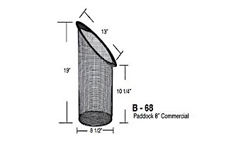 Aladdin Basket for Paddock 8" Commercial | B-68
