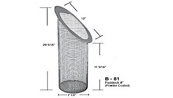 Aladdin Basket for Paddock 8" | B-81