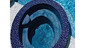 National Pool Tile Aquascapes 1x1 Glass Tile  | Azure | OCN-AZURE