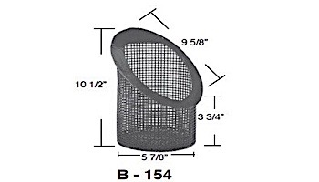 Aladdin Basket Powder Coated | B-154