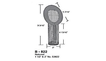 Aladdin Basket for National 1 1/2" & 2" No. 53822 | B-822