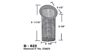 Aladdin Basket for National 3" No. 53823 | B-823