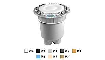 AquaStar 8" Suction Outlet Cover with Vented Riser Ring | 8AVWR101B