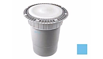 AquaStar 8" Round Low Profile Suction Outlet Cover with Double Deep Sump Bucket with 6" Socket | Blue | LP8AVWR104F