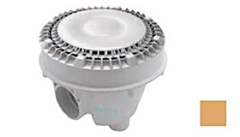 AquaStar 8" Sump Bucket with Adapter Collar and 8" Low Profile Anti-Entrapment Suction Outlet Cover with Riser Ring | White | LP8SBACWR101
