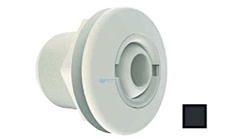 AquaStar Large 2" Return Fitting | with Gasket Nut and Eyeball Nut | for Fiberglass or Steel | Black | 1020F102