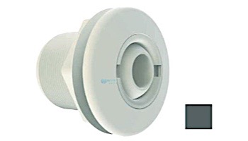 AquaStar Large 2" Return Fitting | with Gasket Nut and Eyeball Nut | for Fiberglass or Steel | Dark Gray | 1020F105