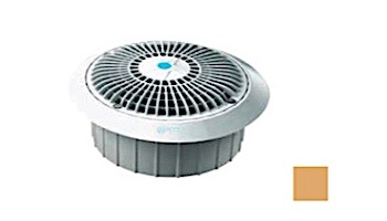 AquaStar 8'' Star Anti-Entrapment Cover, Solid Riser Ring and Double Deep Mud Frame/Sump (VGB Series) | Tan | A8R108A