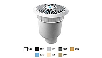 AquaStar 8" Star Cover with 4" Spigot Sump Bucket | A8R101C