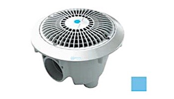 AquaStar 8'' Star Anti-Entrapment Cover, Solid Riser Ring and Standard Sump (VGB Series) | Blue | A8RSB104