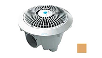 AquaStar 8'' Star Anti-Entrapment Cover, Solid Riser Ring and Standard Sump (VGB Series) | Tan | A8RSB108