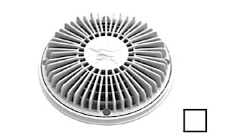 AquaStar 8" Round For U Wade Anti-entrapment Suction Outlet Cover|Mud Frame (VGB Series) White | 8FUW101