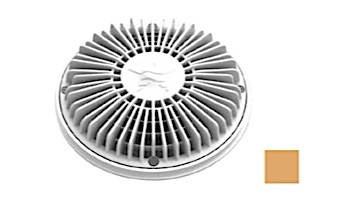 AquaStar 8" Round For U Wade Anti-entrapment Suction Outlet Cover|Mud Frame (VGB Series) Tan | 8FUW108