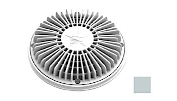 AquaStar 8" Round For U Wade Anti-entrapment Suction Outlet Cover|Mud Frame (VGB Series) Light Gray | 8FUW103