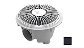 AquaStar 8" Round For U Wade Anti-entrapment Suction Outlet Cover with Standard Sump Bucket (VGB Series) Black | 8FUWSB102