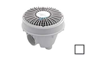 AquaStar 8" Round Hockey Puck Suction Outlet with Sump Bucket with Adjustable Collar (VGB Series) White | 8HPSBAC101