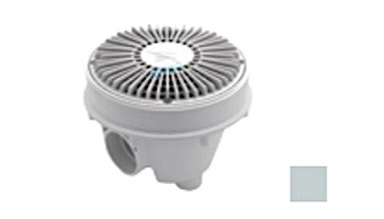 AquaStar 8" Round Hockey Puck Suction Outlet with Sump Bucket with Adjustable Collar (VGB Series) Light Gray | 8HPSBAC103