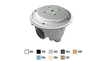 AquaStar 8" Round Hockey Puck Suction Outlet with Sump Bucket (VGB Series) Blue | 8HPSB104
