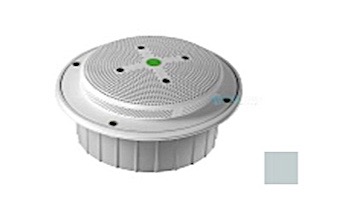 AquaStar 8" Round Hockey Puck Sumpless Suction Outlet Cover with Deep Mud Frame|Sump for Optional Secondary Drain (VGB Series) Light Gray | 8HP103A