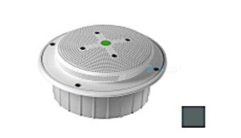 AquaStar 8" Round Hockey Puck Sumpless Suction Outlet Cover with Deep Mud Frame|Sump for Optional Secondary Drain (VGB Series) Dark Gray | 8HP105A
